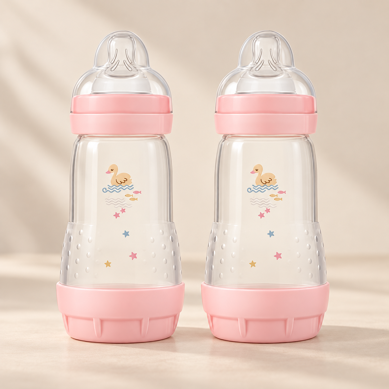 Butelka antykolkowa dla niemowląt MAM Easy Start 260 ml 2m+ 2 szt. różowa #zdjecie7