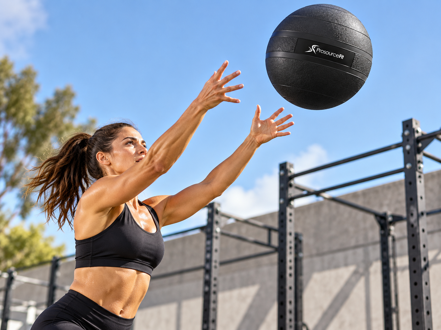 Piłka Lekarska Slam Ball ProsourceFit 14kg 30LB CrossFit Bez Odbicia Guma #zdjecie6