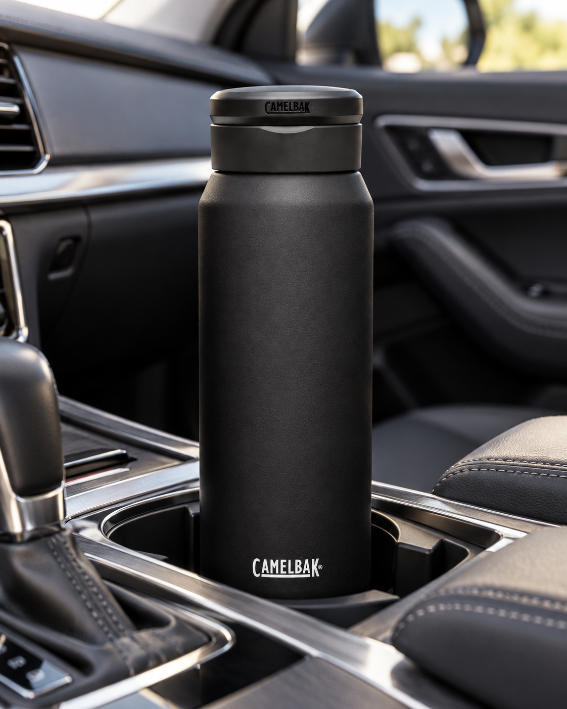 Butelka Termiczna CamelBak Fit Cap 1L Termos Stalowy 1000ml Czarny #zdjecie5