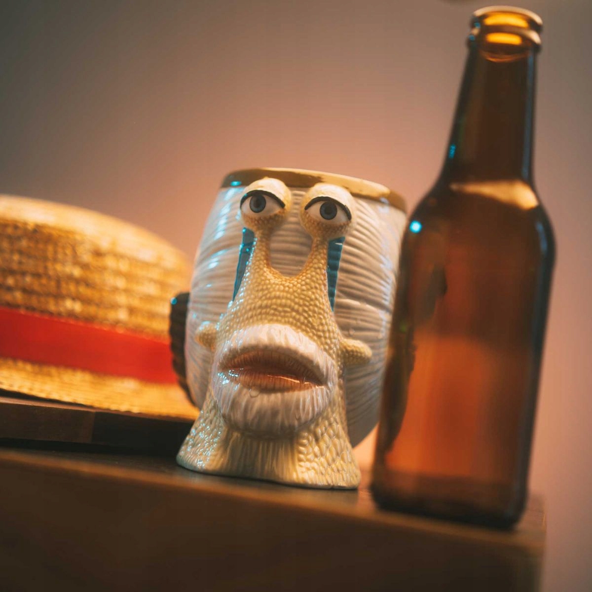 Kufel do piwa 3D One Piece Den Den Mushi Grupo Erik 800 ml Netflix prezent #zdjecie4