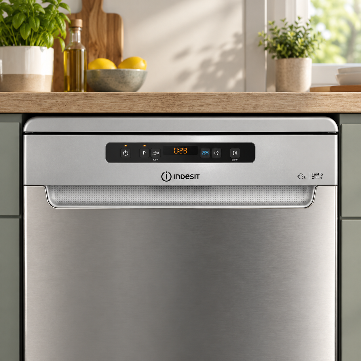 Zmywarka Wolnostojąca Indesit D2F HD624 AS 60cm 14 Kpl Srebrna Cicha 44dB #zdjecie8