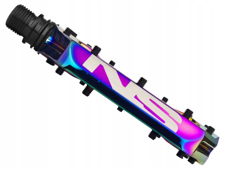 Pedały Platformowe NS Bikes Radiance PVD Rainbow Maszynowe CNC NSP-3401 #zdjecie3