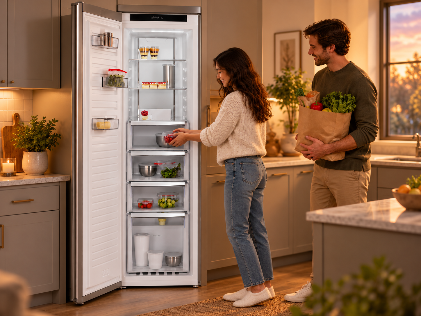Zamrażarka Szufladowa Husqvarna QT751X NoFrost 187cm Stal Inox #zdjecie9
