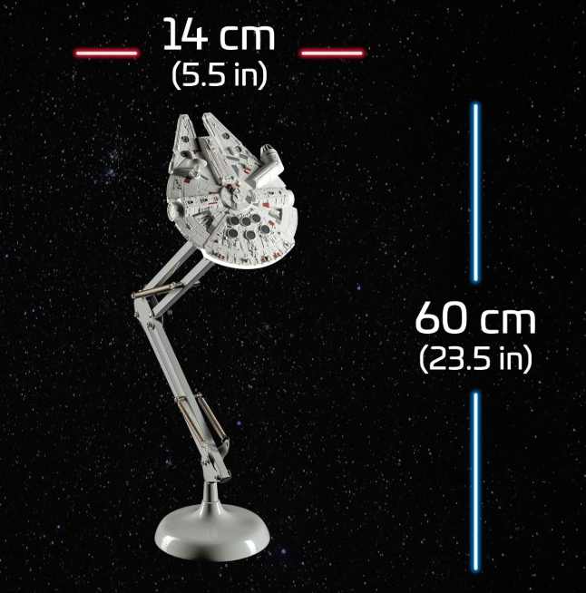 Lampka na biurko Star Wars Millennium Falcon Paladone 60 cm #zdjecie9
