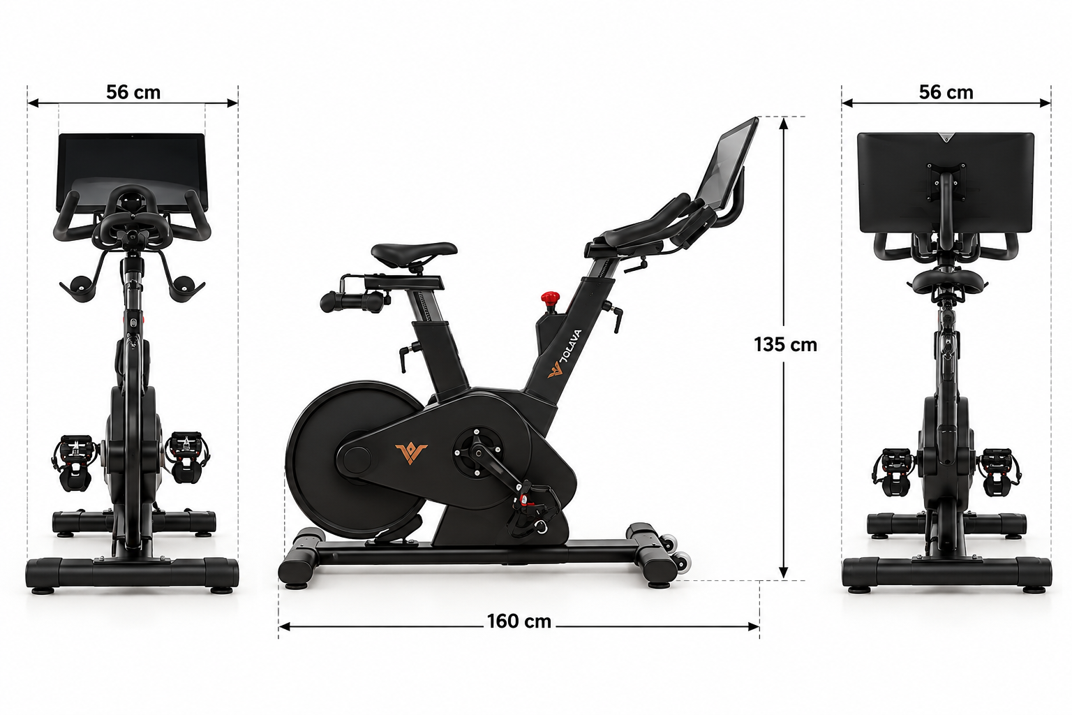 Rower spinningowy magnetyczny VOLAVA Smart Bike Bluetooth 110kg Zwift QZ #zdjecie5